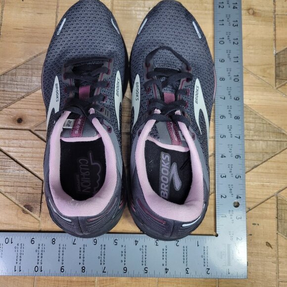 Brooks Adrenaline GTS 22 Women's Size 9.5 B Pearl black Metallic Running Sneaker - Picture 13 of 13